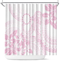 Candy Pink Kuki Airani Tapakau Shower Curtain Tribal Anchor Mix Tiare