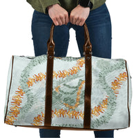 Hawaii Kaho'olawe Island Flowers Lei Travel Bag Silver Hinahina Kū Kahakai