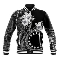 Kia Orana Cook Islands Baseball Jacket Tiare and Stars