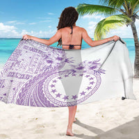 Kia Orana Cook Islands Sarong Tiare and Stars - Lavender