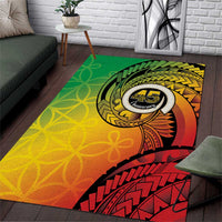 Vanuatu 45th Independence Anniversary Area Rug Ni-Van Sandroing - Polynesian Pride