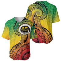 Vanuatu 45th Independence Anniversary Baseball Jersey Ni-Van Sandroing - Polynesian Pride