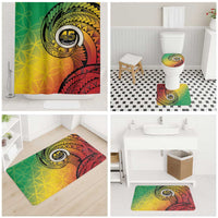 Vanuatu 45th Independence Anniversary Bathroom Set Ni-Van Sandroing - Polynesian Pride