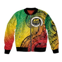 Vanuatu 45th Independence Anniversary Bomber Jacket Ni-Van Sandroing - Polynesian Pride