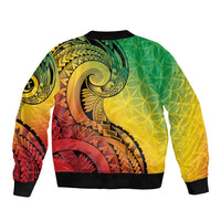Vanuatu 45th Independence Anniversary Bomber Jacket Ni-Van Sandroing - Polynesian Pride