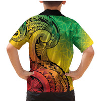 Vanuatu 45th Independence Anniversary Family Matching Mermaid Dress and Hawaiian Shirt Ni-Van Sandroing - Polynesian Pride