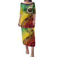 Vanuatu 45th Independence Anniversary Family Matching Puletasi and Hawaiian Shirt Ni-Van Sandroing - Polynesian Pride