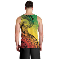 Vanuatu 45th Independence Anniversary Men Tank Top Ni-Van Sandroing - Polynesian Pride