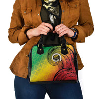 Vanuatu 45th Independence Anniversary Shoulder Handbag Ni-Van Sandroing - Polynesian Pride