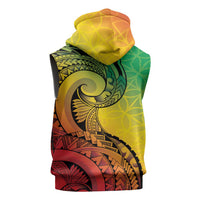 Vanuatu 45th Independence Anniversary Sleeveless Hoodie Ni-Van Sandroing - Polynesian Pride