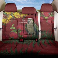 Kakapo Bird New Zealand Back Car Seat Cover Floral Christmas LT7 One Size Red - Polynesian Pride