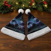 Polynesian Personalized Memorial Christmas Santa Hat Oceanic Infinity Symbol - Until We Meet Again - Polynesian Pride