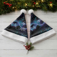 Polynesian Personalized Memorial Christmas Santa Hat Oceanic Infinity Symbol - Until We Meet Again - Polynesian Pride