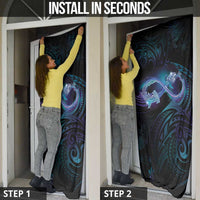 Polynesian Memorial Door Cover Oceanic Infinity Symbol - Until We Meet Again - Polynesian Pride