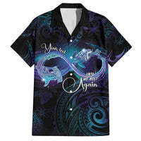 Polynesian Personalized Memorial Family Matching Off Shoulder Short Dress and Hawaiian Shirt Oceanic Infinity Symbol - Until We Meet Again - Polynesian Pride