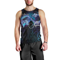Polynesian Personalized Memorial Men Tank Top Oceanic Infinity Symbol - Until We Meet Again LT7 - Polynesian Pride