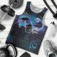 Polynesian Personalized Memorial Men Tank Top Oceanic Infinity Symbol - Until We Meet Again LT7 - Polynesian Pride