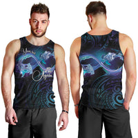 Polynesian Personalized Memorial Men Tank Top Oceanic Infinity Symbol - Until We Meet Again LT7 - Polynesian Pride
