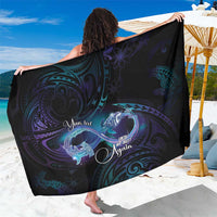 Polynesian Personalized Memorial Sarong Oceanic Infinity Symbol - Until We Meet Again - Polynesian Pride
