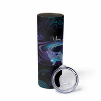 Polynesian Personalized Memorial Skinny Tumbler Oceanic Infinity Symbol - Until We Meet Again - Polynesian Pride