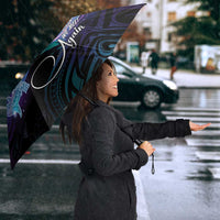 Polynesian Personalized Memorial Umbrella Oceanic Infinity Symbol - Until We Meet Again - Polynesian Pride