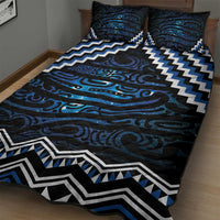 New Zealand Matariki Quilt Bed Set Galaxy Styled Taniko