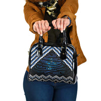 New Zealand Matariki Shoulder Handbag Galaxy Styled Taniko