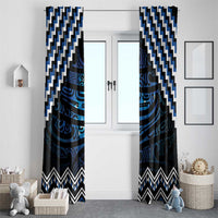 New Zealand Matariki Window Curtain Galaxy Styled Taniko