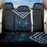 New Zealand Matariki Back Car Seat Cover Galaxy Poutama Motifs LT7 One Size Blue - Polynesian Pride