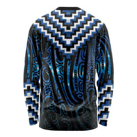 New Zealand Matariki Long Sleeve Shirt Galaxy Poutama Motifs