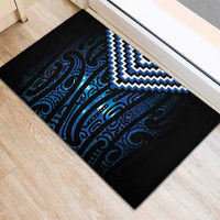 New Zealand Matariki Rubber Doormat Galaxy Poutama Motifs