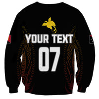 Personalised PNG Hunters Rugby Sweatshirt Motuan Style LT7 - Polynesian Pride