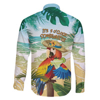 Aloha Hawaii It's 5 o'clock Somewhere Family Matching Tank Maxi Dress and Hawaiian Shirt - Polynesian Pride