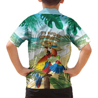 Aloha Hawaii It's 5 o'clock Somewhere Kid Hawaiian Shirt - Polynesian Pride