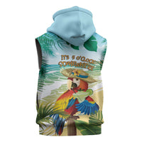Aloha Hawaii It's 5 o'clock Somewhere Sleeveless Zip Hoodie LT7