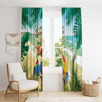 Aloha Hawaii It's 5 o'clock Somewhere Window Curtain - Polynesian Pride