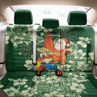 Moss Green Tropical Christmas Hawaii Tapa Back Car Seat Cover Aloha Santa Drink Party - Polynesian Pride