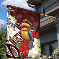 Felis Pasgua Guam Garden Flag Christmas Sihek Kingfisher with Guasali LT7 - Polynesian Pride