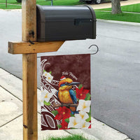 Felis Pasgua Guam Garden Flag Christmas Sihek Kingfisher with Guasali LT7 - Polynesian Pride