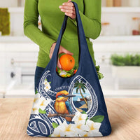 Hafa Adai Guam Grocery Bag Sihek Guam Kingfisher with Guasali