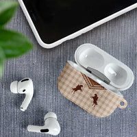 Aloha Hawaii Cowboys Paniolo AirPods Case Beige Palaka - Polynesian Pride