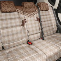Aloha Hawaii Cowboys Paniolo Back Car Seat Cover Beige Palaka - Polynesian Pride
