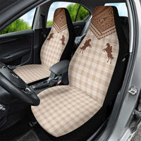 Aloha Hawaii Cowboys Paniolo Car Seat Cover Beige Palaka - Polynesian Pride