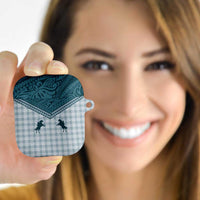 Aloha Hawaii Cowboys Paniolo AirPods Case Teal Palaka - Polynesian Pride