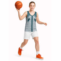 Aloha Hawaii Cowboys Paniolo Basketball Jersey Teal Palaka LT7 - Polynesian Pride