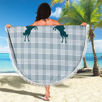 Aloha Hawaii Cowboys Paniolo Beach Blanket Teal Palaka - Polynesian Pride