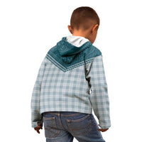Aloha Hawaii Cowboys Paniolo Kid Hoodie Teal Palaka - Polynesian Pride