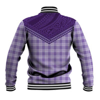 Aloha Hawaii Cowboys Paniolo Baseball Jacket Violet Palaka LT7 - Polynesian Pride