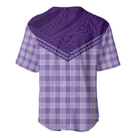 Aloha Hawaii Cowboys Paniolo Baseball Jersey Violet Palaka - Polynesian Pride