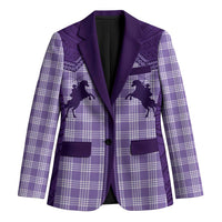Aloha Hawaii Cowboys Paniolo Blazer Violet Palaka LT7 Unisex Purple - Polynesian Pride